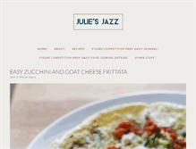 Tablet Screenshot of juliesjazz.com